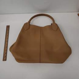 Cole Haan Tan Pebble Leather Large Satchel Bag alternative image