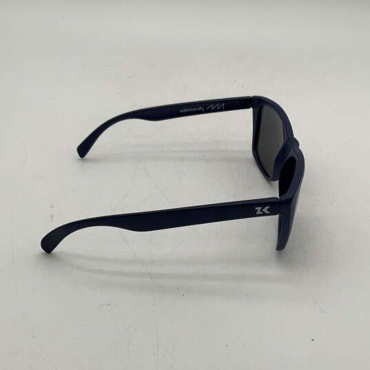 Mens Blue Full Rim Water Friendly Stylish Square Sunglasses With Dust Bag image number 5