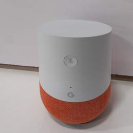 Google Home Smart Speaker White/Orange alternative image