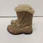 Women's Brown Leather Boots Size 6 image number 3