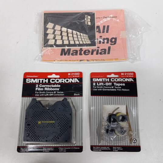 Vintage Smith Corona SCM Sterling Electric Typewriter Model  IOB5B-1 With Fil Ribbons And Lift-Off Tapes In Box image number 9