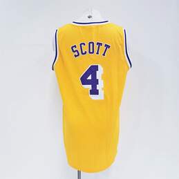 Adidas Hardwood Classic L.A. Lakers Byron Scott #4 Gold Jersey Sz. XL alternative image