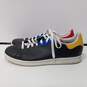 Men's Adidas Stan Smith Black Leather Low Sneakers Shoes Size 10 image number 1