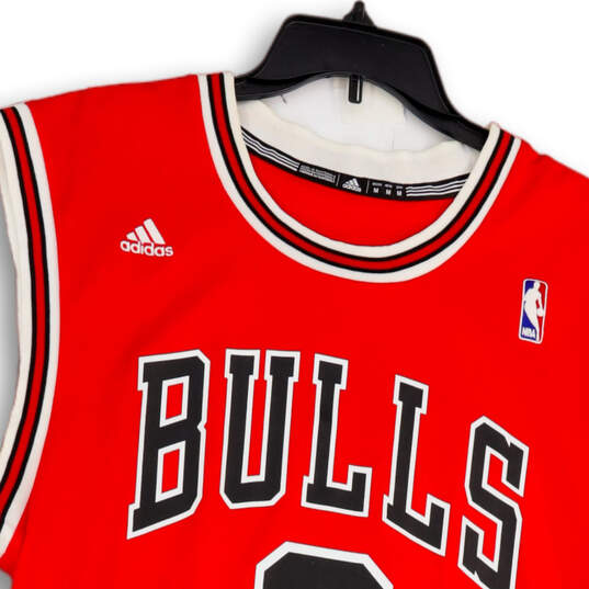 Mens Red NBA Chicago Bulls Luol Deng #9 Basketball Jersey Size Medium image number 3