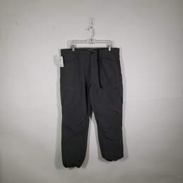 Mens Regular Fit Flat Front Tapered Leg Cargo Pants Size 38X32