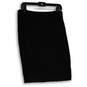 Womens Black Geometric Flat Front Side Zip Straight & Pencil Skirt Size 6 image number 2