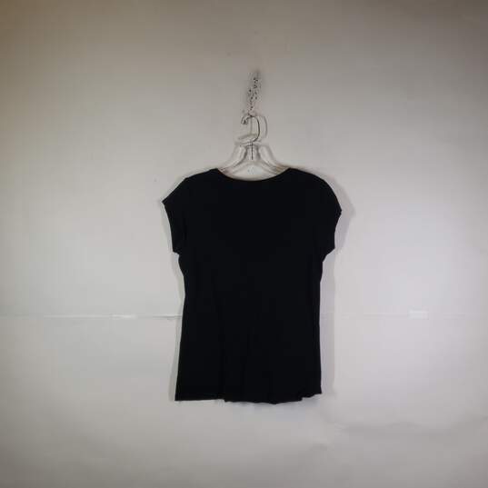 Womens Regular Fit Short Sleeve V-Neck Pullover T-Shirt Size X-Large image number 2