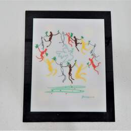 A World Classic Pablo Picasso "La Ronde" Silkscreen on Lucite Tile #314