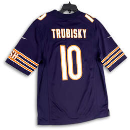 Mens Blue Chicago Bears Mitch Trubisky #10 NFL Football Jersey Size Medium alternative image