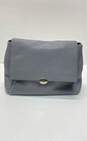 Milly Pebble Leather Convertible Satchel Backpack Grey image number 1