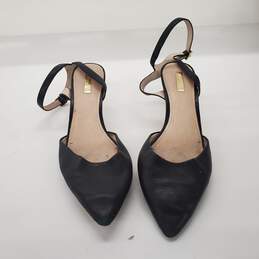 Louise et Cie Black Ankle Strap Heels Women's Size 12B alternative image