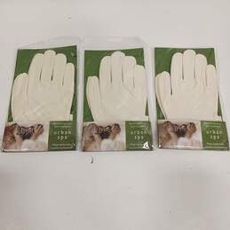 3pc Set of Urban Spa Moisturizing Gloves IOB