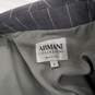 Armani Collezioni Women's Gray Pinstriped Blazer Jacket Size 6 image number 3