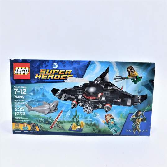 Sealed Lego DC 76095 Aquaman Black Manta Strike Building Toy Set image number 1
