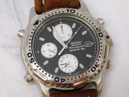 Buy the Mens seiko chronograph quartz watch | GoodwillFinds