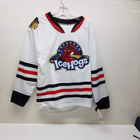 AHL Hockey Jersey Rockford IceHogs Made in Canada Size S image number 1