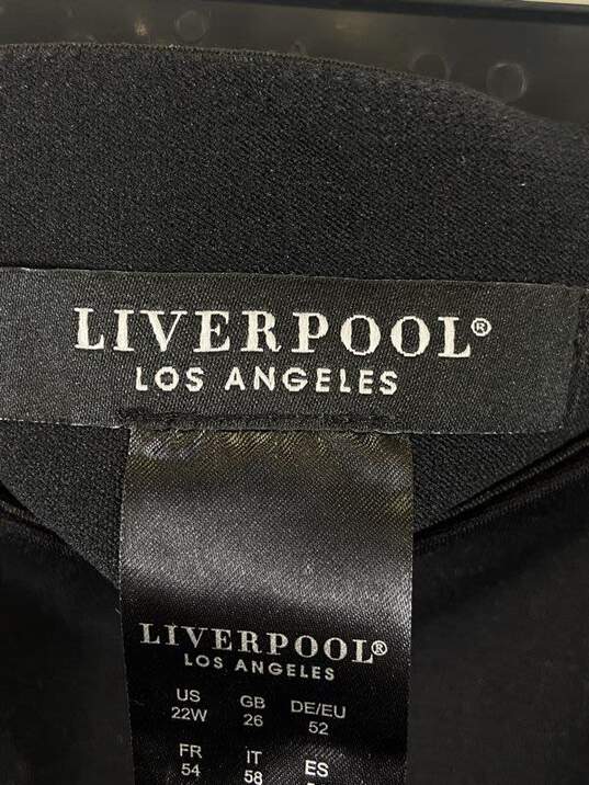 Liverpool LA Women Black Dress Pants Sz 22W image number 3