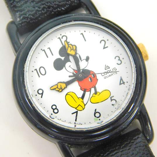 Collectible Vintage Disney Lorus Quartz Mickey Mouse Watches 121.1g image number 2
