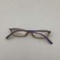 Womens RB 5064 Purple And Tan Acetate Full-Rim Reading Eyeglasses With Case image number 3