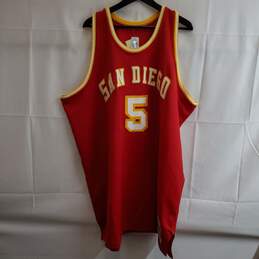 Mitchell & Ness San Diego Basketball Jersey Sz 56