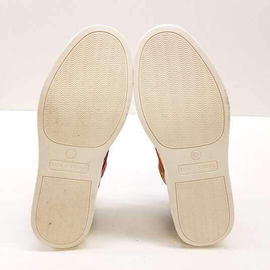 Sun + Stone Reins Bandana Print Canvas Slip On Sneakers Men's Size 7.5 image number 6
