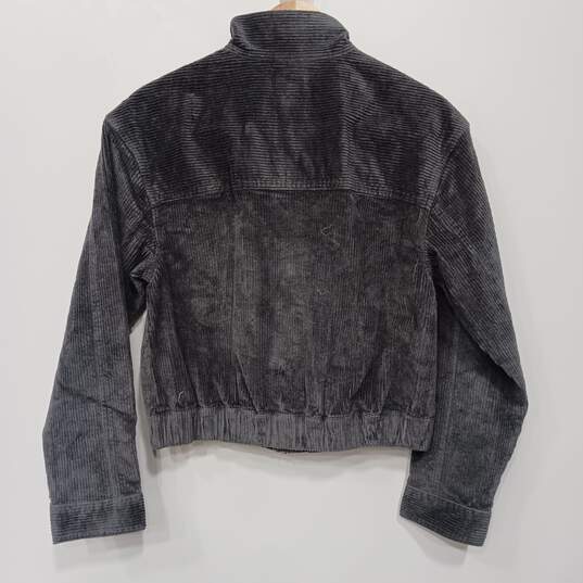 Pact Women's Grey Corduroy Jacket Size Medium image number 2