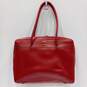Lodis Red Leather Laptop Briefcase image number 1