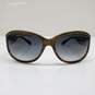 AUTHENTICATED COACH GREEN TORTOISE OVERSIZED SUNGLASSES image number 3