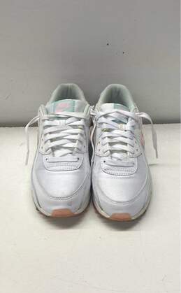 Nike AIR MAX White Sneaker Athletic Shoe Girls 9 alternative image