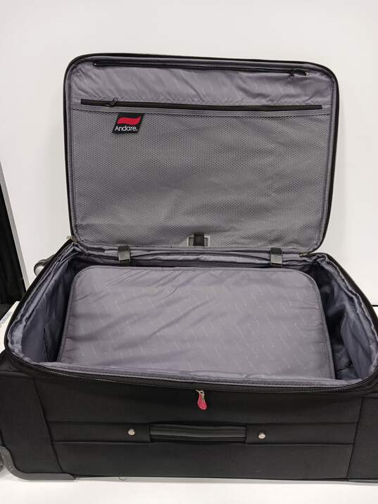 Andare Milan-3 29in Exp. Softside Spinner Luggage - Black image number 4