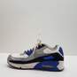 Nike Air Max 90 Hyper Royal (GS) Athletic Shoes White Blue CD6864-103 Size 6Y Women's Size 7.5 image number 2