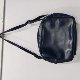 Vintage American Tourister Blue Leather Travel Bag alternative image