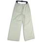NWT ANA A New Approach Womens Cream Flat Front High-Rise Wide Leg Jeans Size 14 image number 2