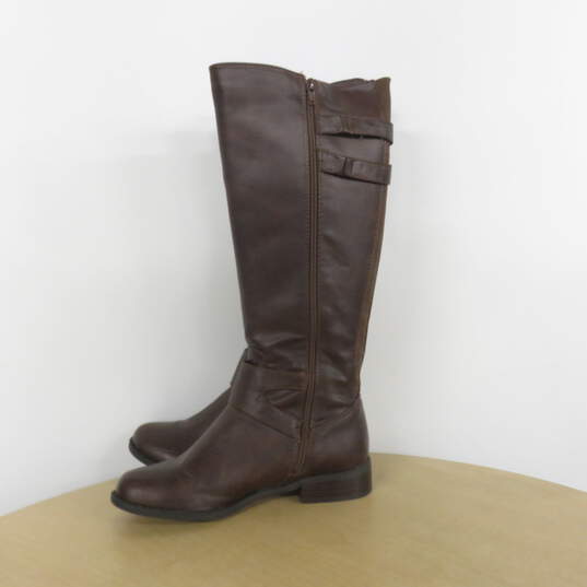 Hawk Dark Brown Riding Boots image number 2