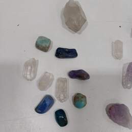 Bundle of Assorted Stones & Crystals in Purple Jar alternative image
