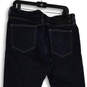 Mens Blue Denim Dark Wash 5-Pocket Design Skinny Leg Jeans Size 34/34 image number 3