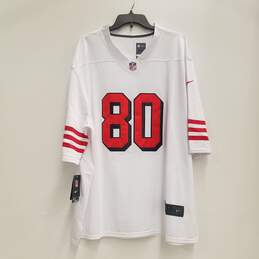 Nike Men's San Francisco 49ers Jerry Rice #80 White Jersey Sz. 2XL (NWT) alternative image