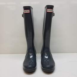 Hunter Original Tall Rain Boots Gray - Size 7 alternative image