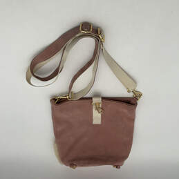 Womens Pink Adjustable Strap Inner Pockets Lobster Clasp Crossbody Bag alternative image