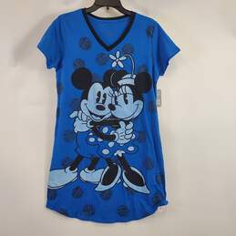 Disney Store Women Blue Mickey Graphic PJs M/L NWT