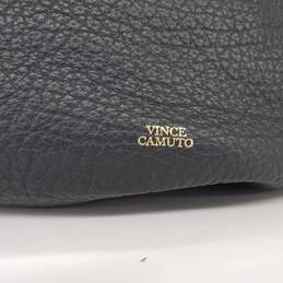 Vince Camuto Mell Black Pebble Leather Tote Shoulder Bag NWT alternative image