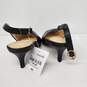 NWT Liz Claiborne WM's Black Quebec Buckle Pointed Toe Kitten Heel Pumps Size 7M image number 4