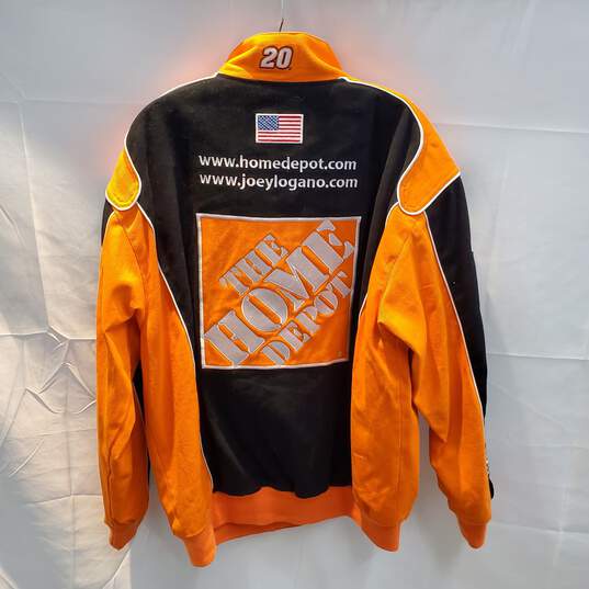 Chase Authentics Nascar Home Depot Button Up Jacket Size L image number 2