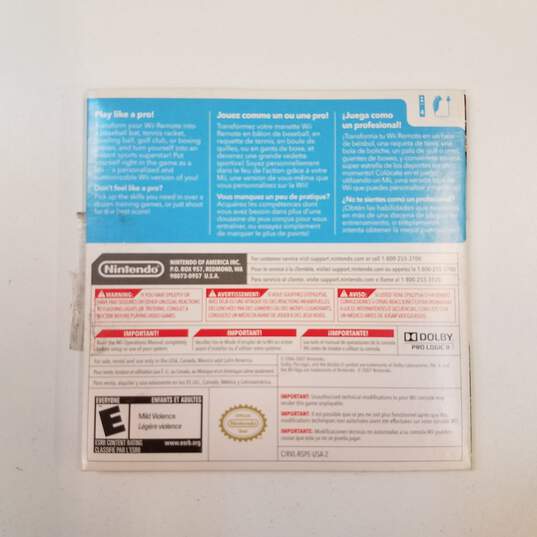 Wii Sports - Nintendo Wii (Sleeve, CIB) image number 2