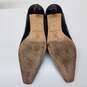 Ann Taylor Black Leather Pointed Toe Kitten Heels Size 8 image number 5