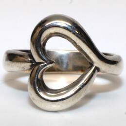 James Avery Sterling Silver Heart Ring Size 9 - 6.5g