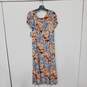 Perceptions Coral Floral Lace Women's Dress Size XL NWT image number 2