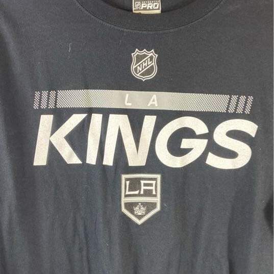 NHL x Fanatics Black L.A. Kings T-shirt - Size Large image number 6