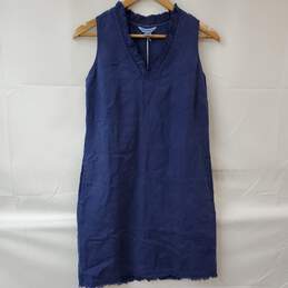 Tommy Bahama Sleeveless Navy Blue Midi Dress Women's XXS