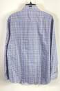 Michael Kors Blue Plaid Button Down Shirt L image number 2